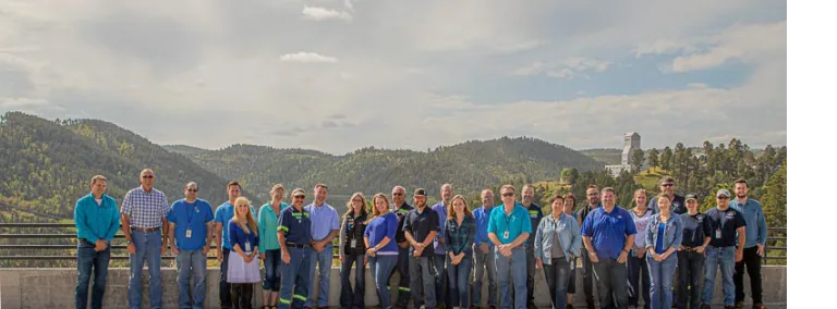 On Friday, Sept. 20, Sanford Lab staff and partners wore blue to promote Prostate Cancer Awareness. 