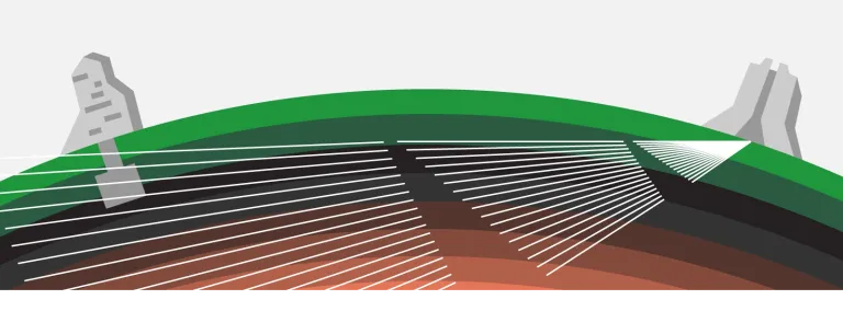 Graphic representation of the DUNE experiment