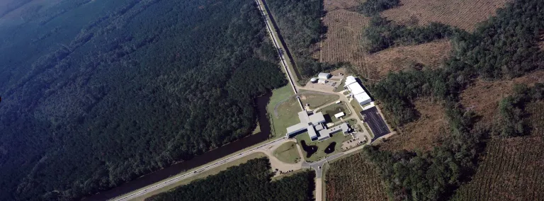 Two LIGO detectors captured gravitational waves. 