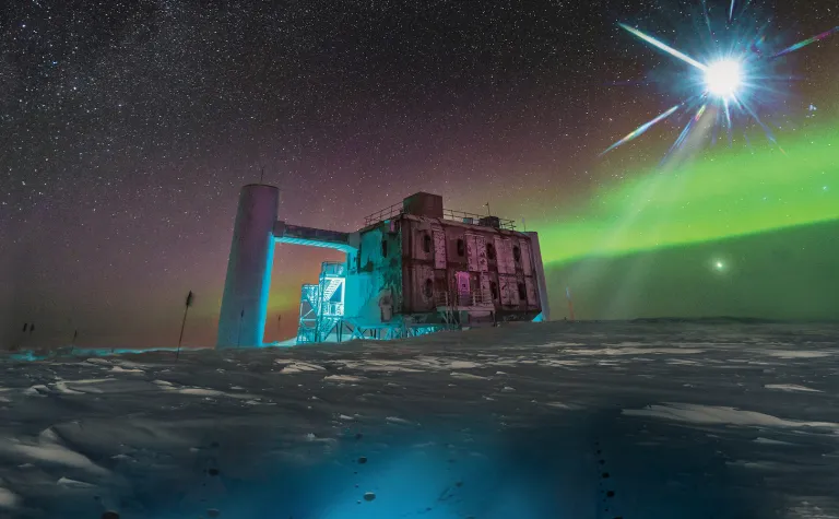 Amundsen-Scott South Pole Station in Antarctica