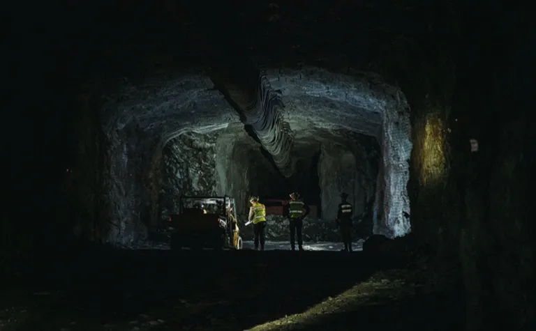 Work in progress: About 800,000 tons of rock need to be removed to create the seven-story-tall caverns and the connecting drifts for the LBNF far site location in South Dakota. 