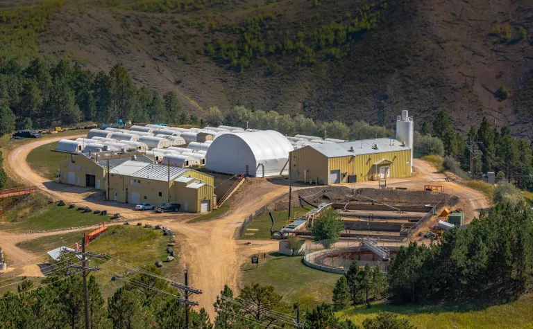 The Waste Water Treatment Plant at Sanford Lab