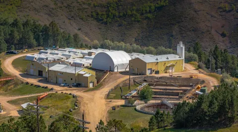 The Waste Water Treatment Plant at Sanford Lab