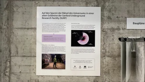 A new exhibition "UZHN/EARTH - Art and Science 1600 Meters Underground," at the University of Zurich’s (UZH) Science Pavilion on the Irchel Campus.